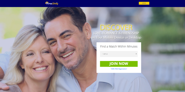 Screenshot: Trump.dating